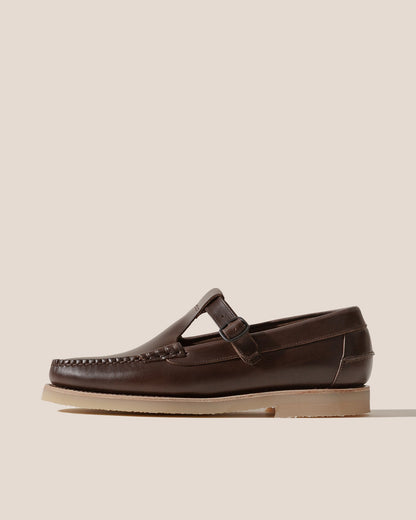 ALBER RUBBER VEG TAN - T-bar Loafer | Hereu Men