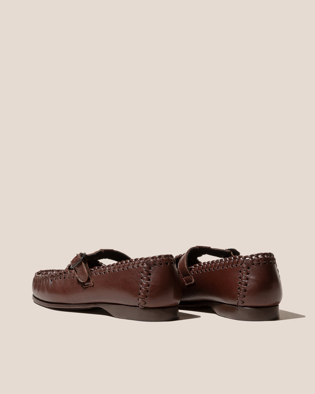 ALCOVER SUPPLE SHINY - Braided Seams T-bar Loafer | Hereu Men