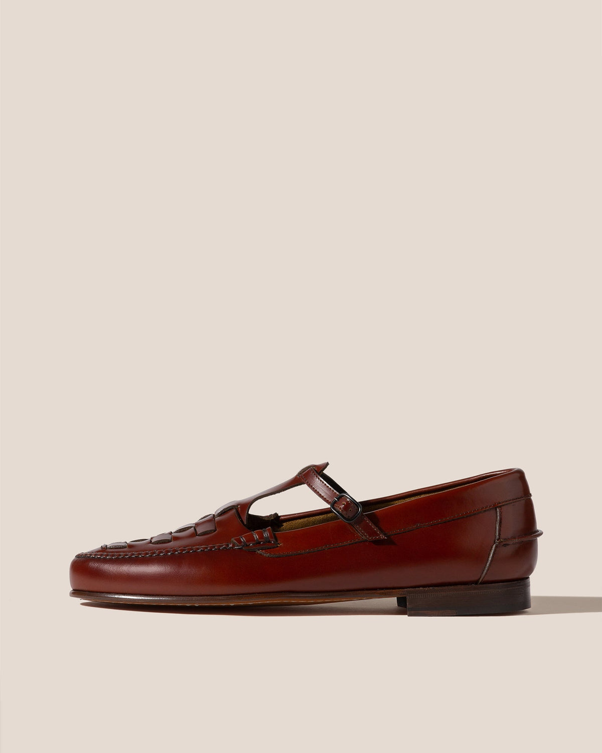MAQUEDA - Interwoven T-Bar Loafer | Hereu Men