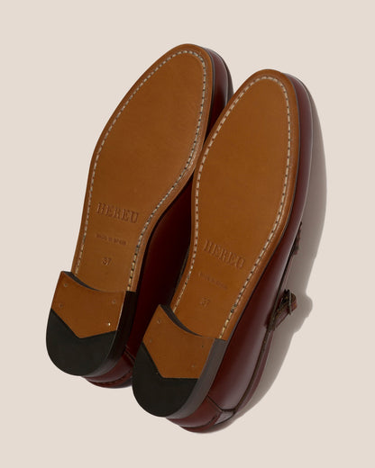 MAQUEDA - Interwoven T-Bar Loafer | Hereu Men