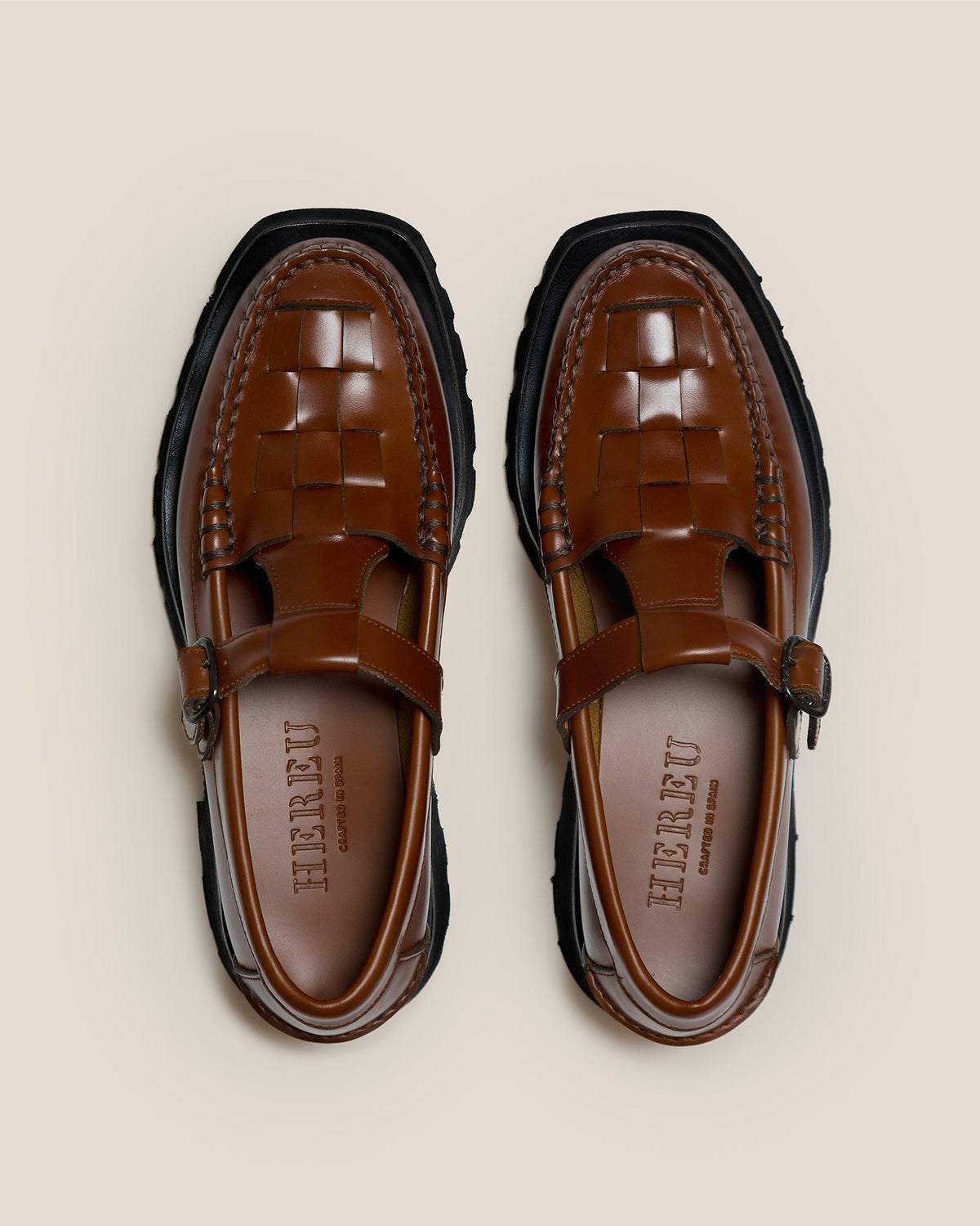 SOLLER SPORT - Tread Sole T-Bar Loafer | Hereu Men