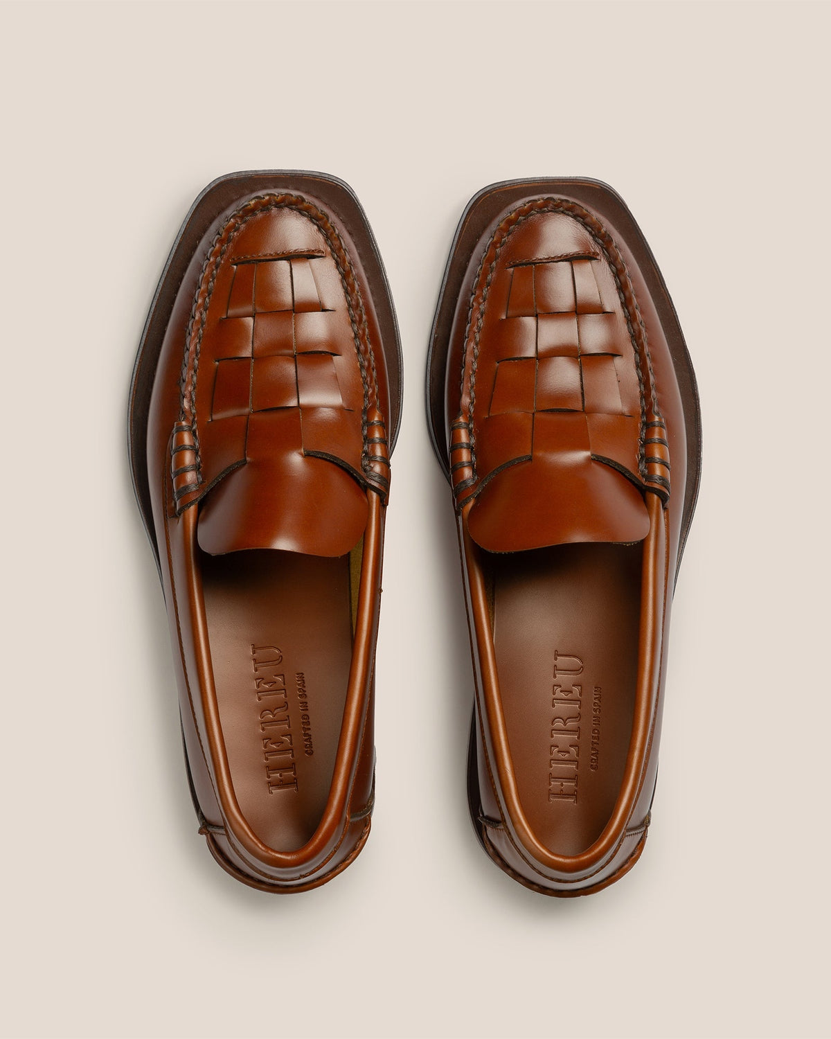 NOMBELA - Interwoven Detail Slip-On Loafer | Hereu Men