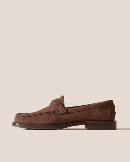 BORADA BORDON NUBUCK - Slip-on Moc Toe Loafer | Hereu Men
