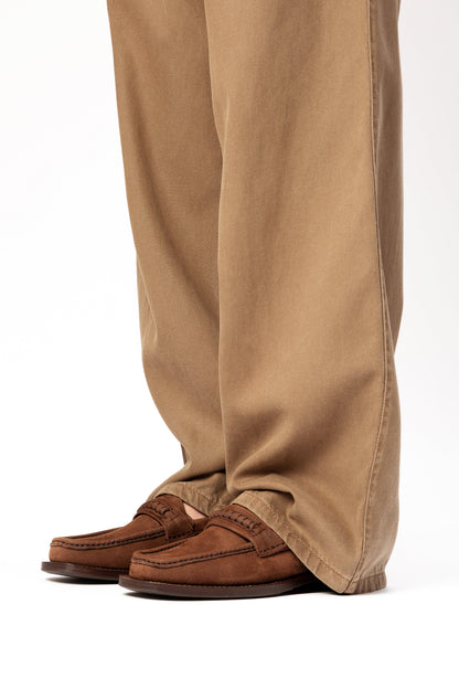 BORADA BORDON NUBUCK - Slip-on Moc Toe Loafer | Hereu Men