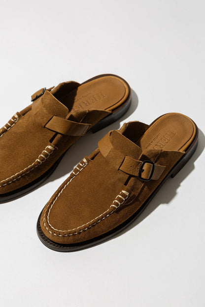 BARRACA - Buckle-strap Mule Loafer | Hereu Men