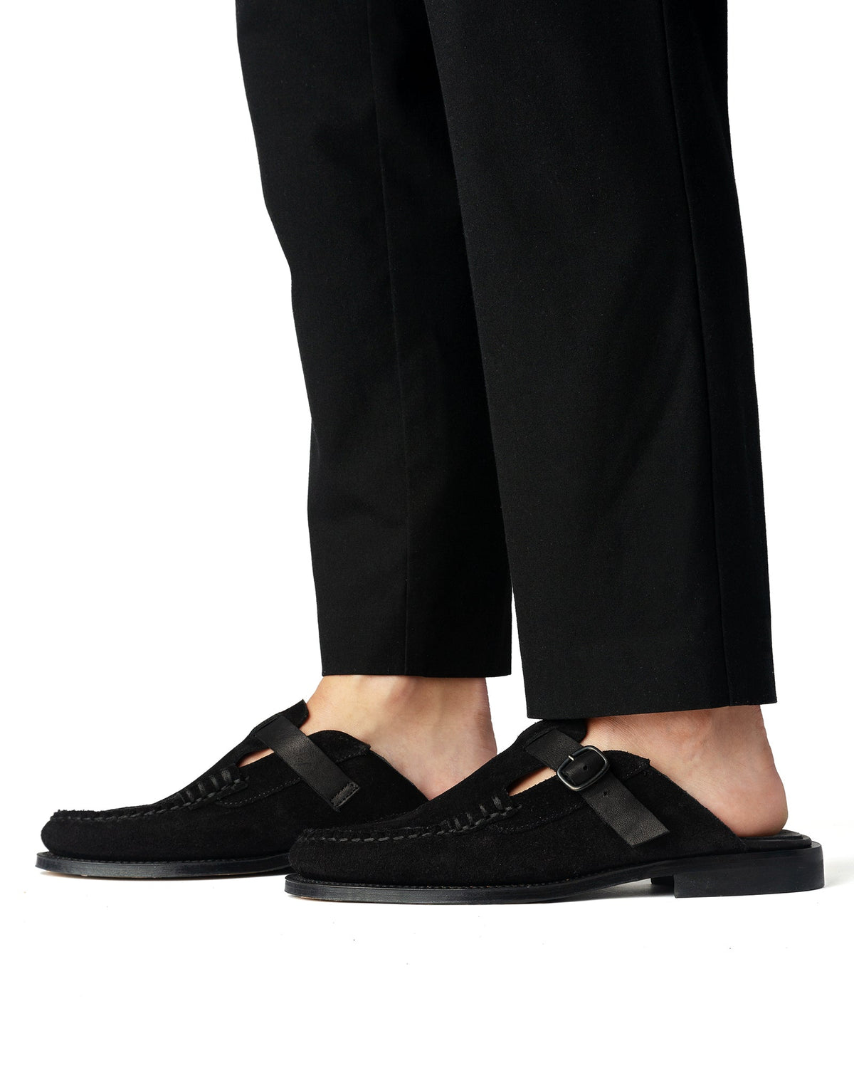 BARRACA - Buckle-strap Mule Loafer | Hereu Men