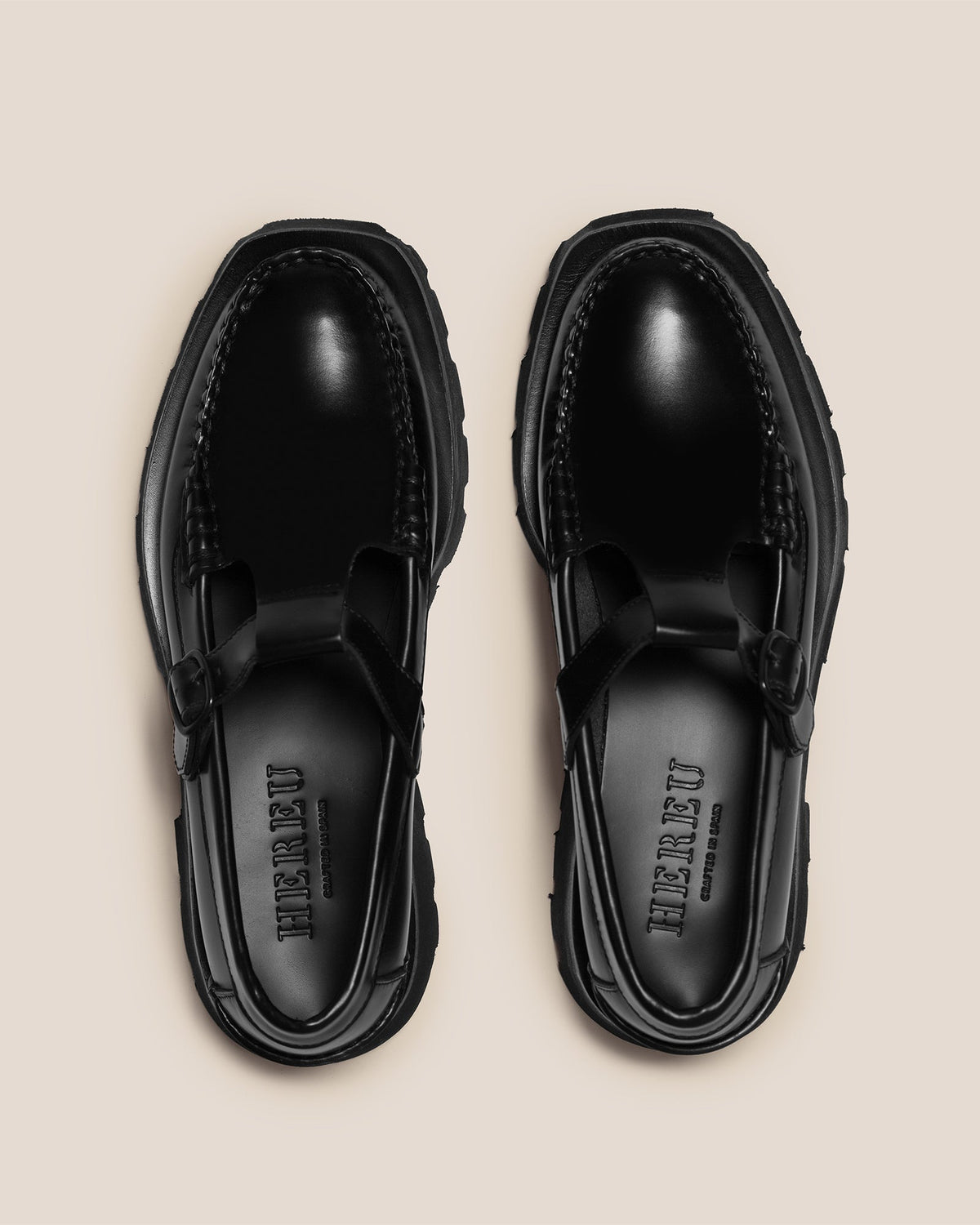 ALBER SPORT - Tread Sole T-Bar Loafer | Hereu Men