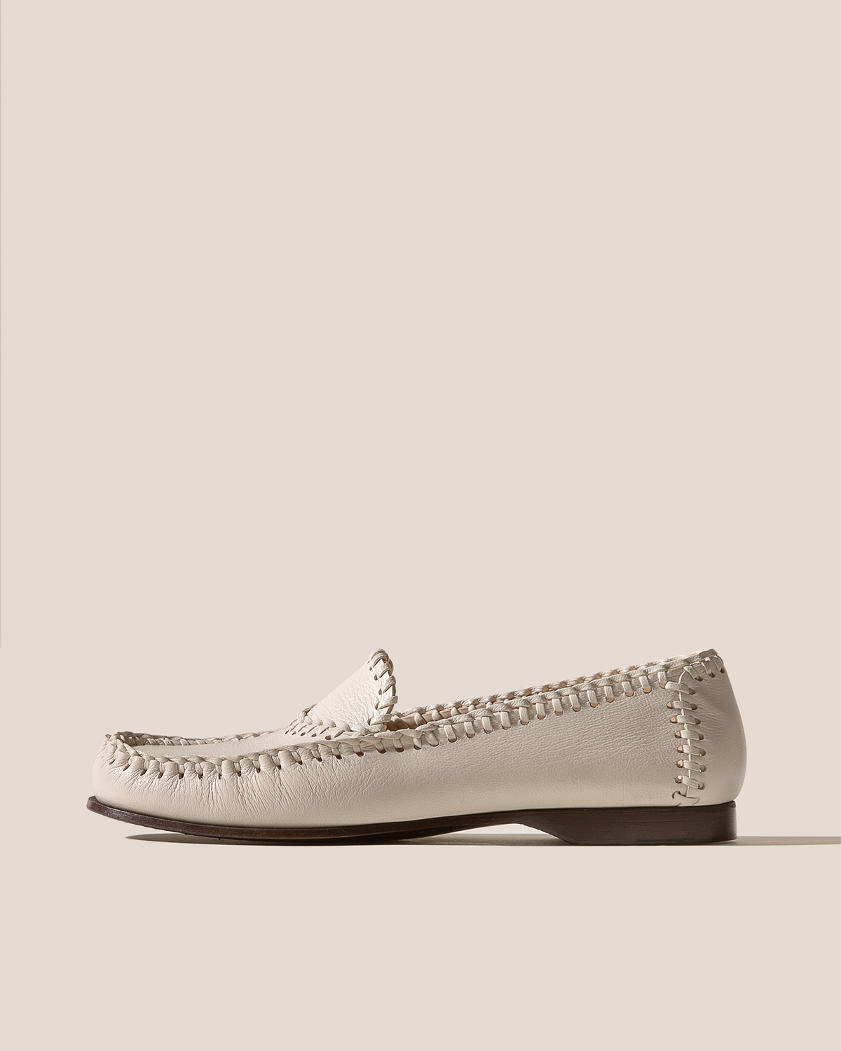 SASTRE SUPPLE SHINY - Braided Seams Slip-On Loafer | Hereu Men