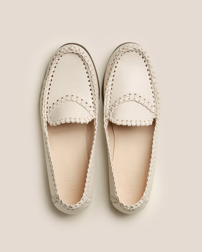 SASTRE SUPPLE SHINY - Braided Seams Slip-On Loafer | Hereu Men