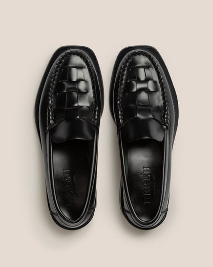 NOMBELA - Interwoven Detail Slip-On Loafer | Hereu Men