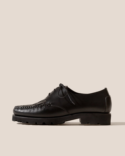 COLOM SPORT VEG TAN - Interwoven Detail Lace-up Loafer | Hereu Men