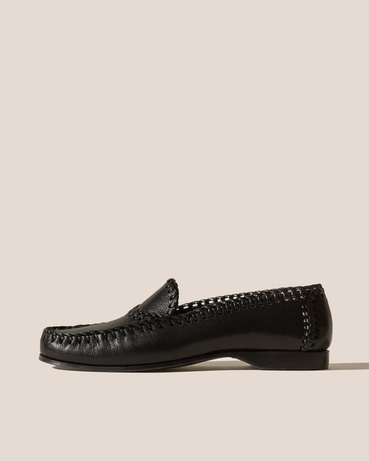 SASTRE SUPPLE SHINY - Braided Seams Slip-On Loafer | Hereu Men