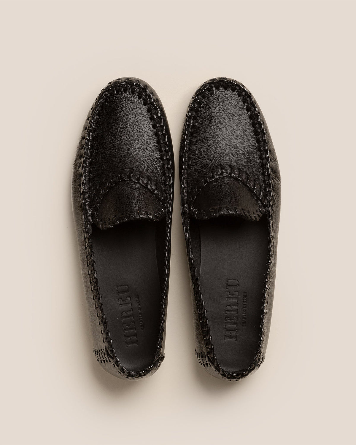 SASTRE SUPPLE SHINY - Braided Seams Slip-On Loafer | Hereu Men