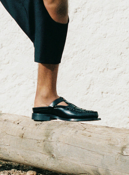BONELL - Woven T-bar Mule Loafer | Hereu Men