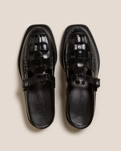 BONELL - Woven T-bar Mule Loafer | Hereu Men