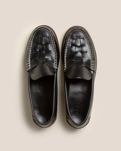 NOMBELA VEG TAN - Interwoven Detail Slip-On Loafer | Hereu Men