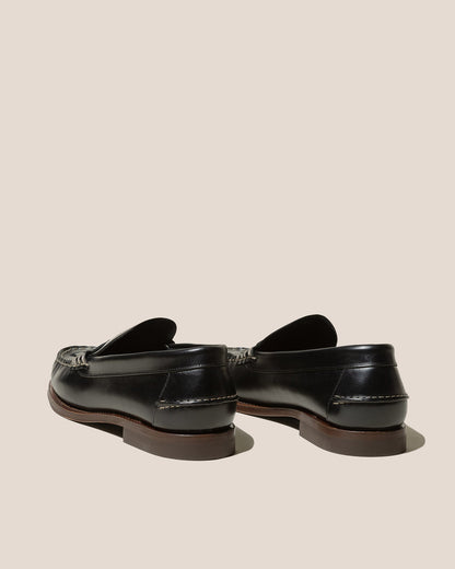 NOMBELA VEG TAN - Interwoven Detail Slip-On Loafer | Hereu Men