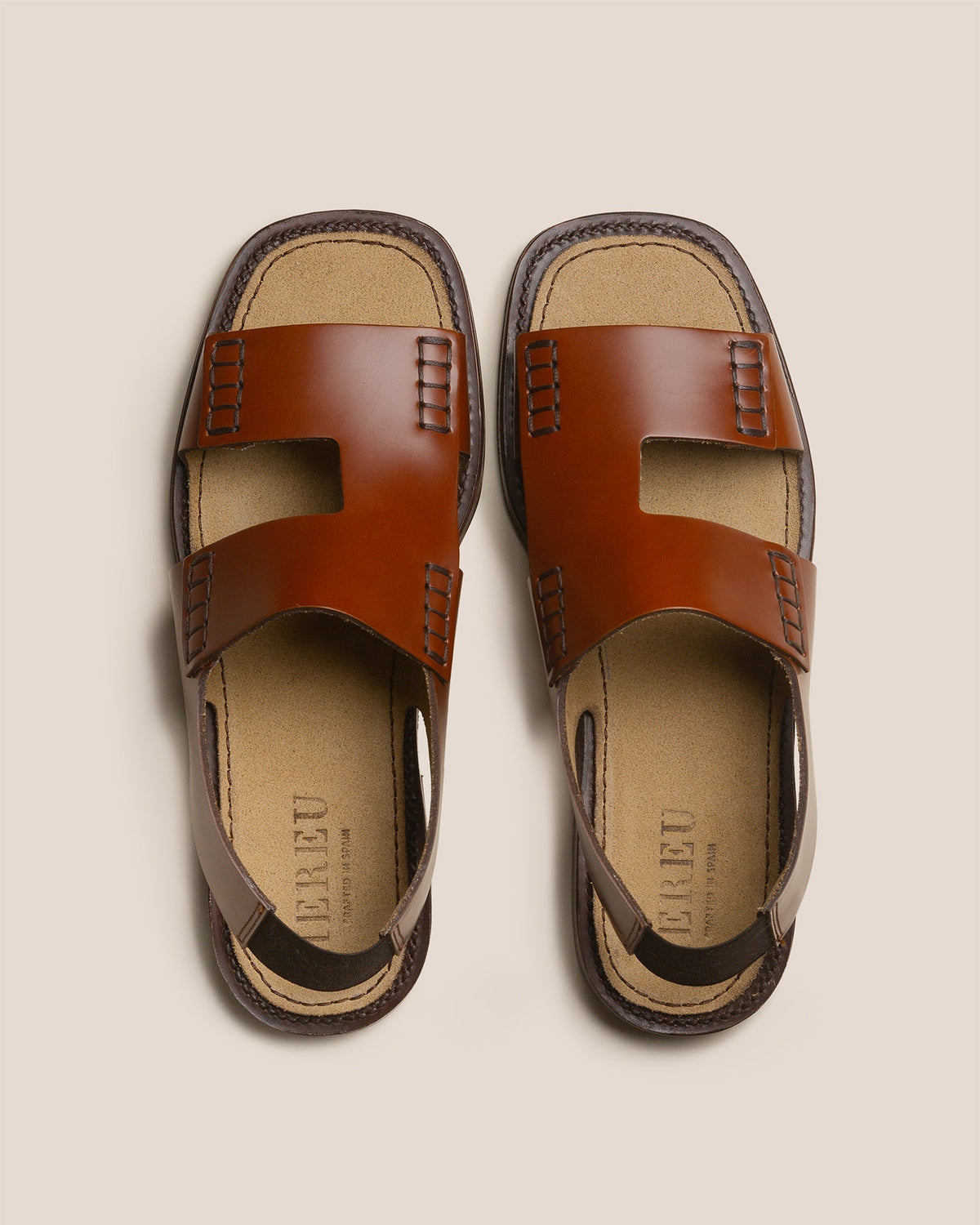 LLAUT SQUARE - Slingback Loafer Sandal | Hereu Men