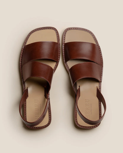 ALOC RUBBER - Asymmetrical Sandal | Hereu Men
