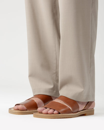 ALOC RUBBER - Asymmetrical Sandal | Hereu Men