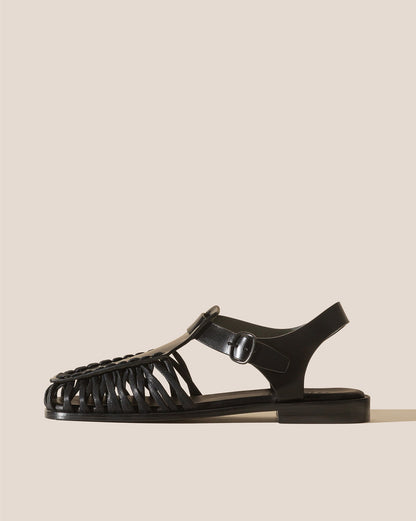 ALARO - Square-Toe T-bar Sandal | Hereu Men