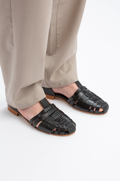 VEDRA - Round-Toe Soft Fisherman Sandal | Hereu Men