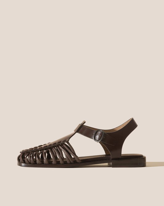 ALARO - Square-Toe T-bar Sandal | Hereu Men