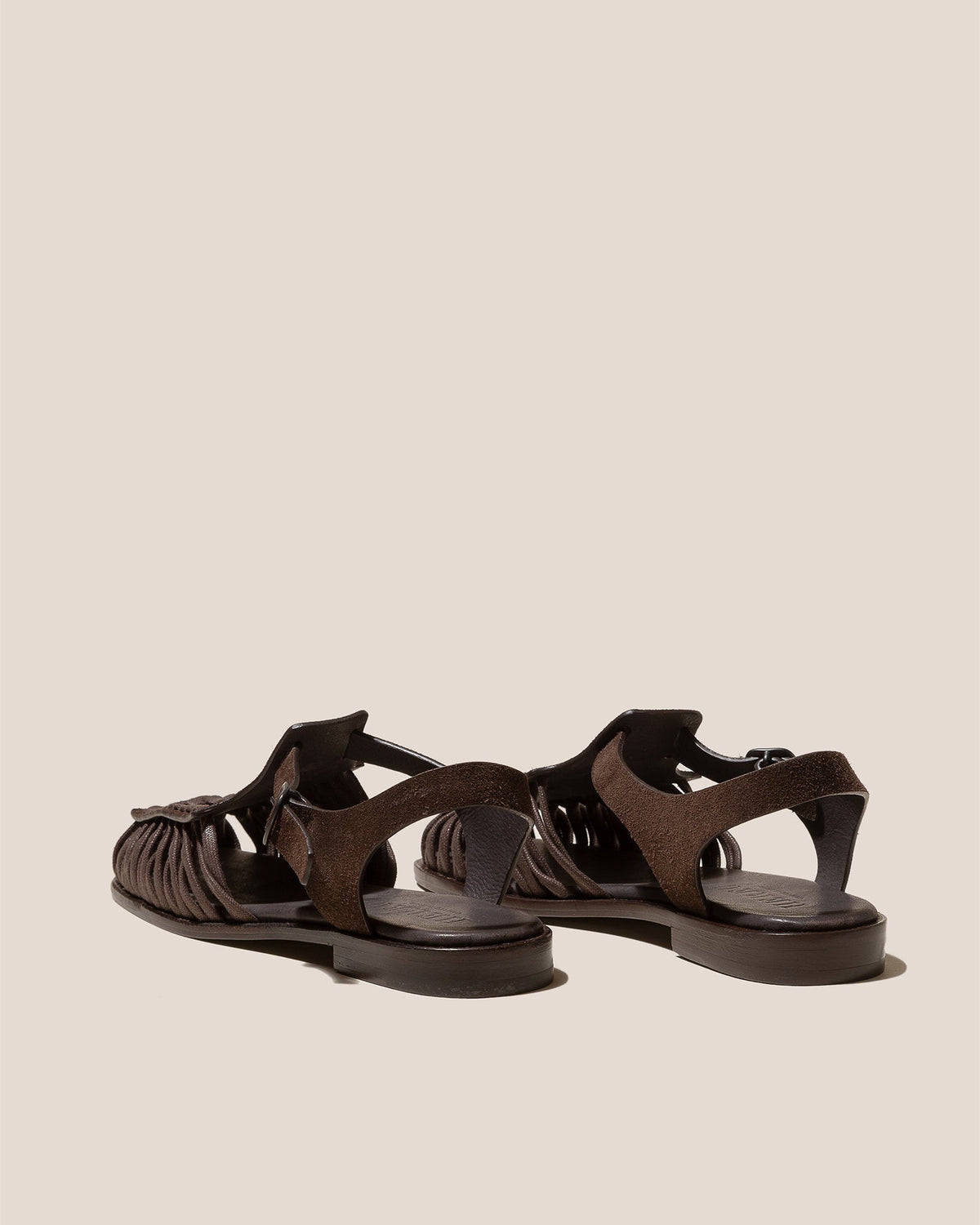 ALARO SUEDE - Square-Toe T-bar Sandal | Hereu Men