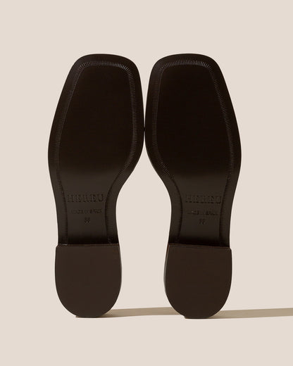 ALARO SUEDE - Square-Toe T-bar Sandal | Hereu Men