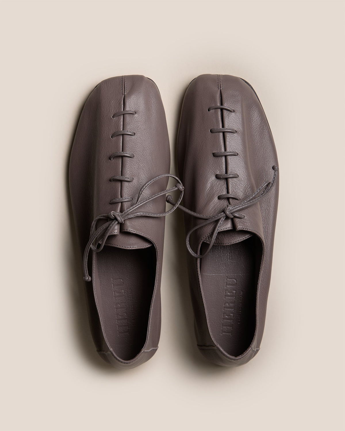PLEGADA SHINY - Deconstructed Lace-up Shoe | Hereu Men