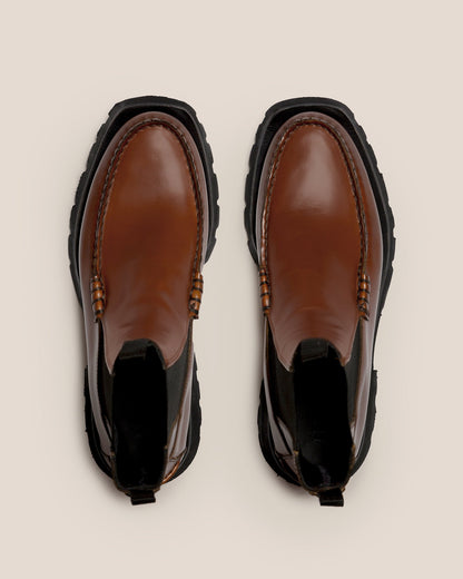 ALDA SPORT - Tread Sole Low-calf Chelsea Boot | Hereu Men