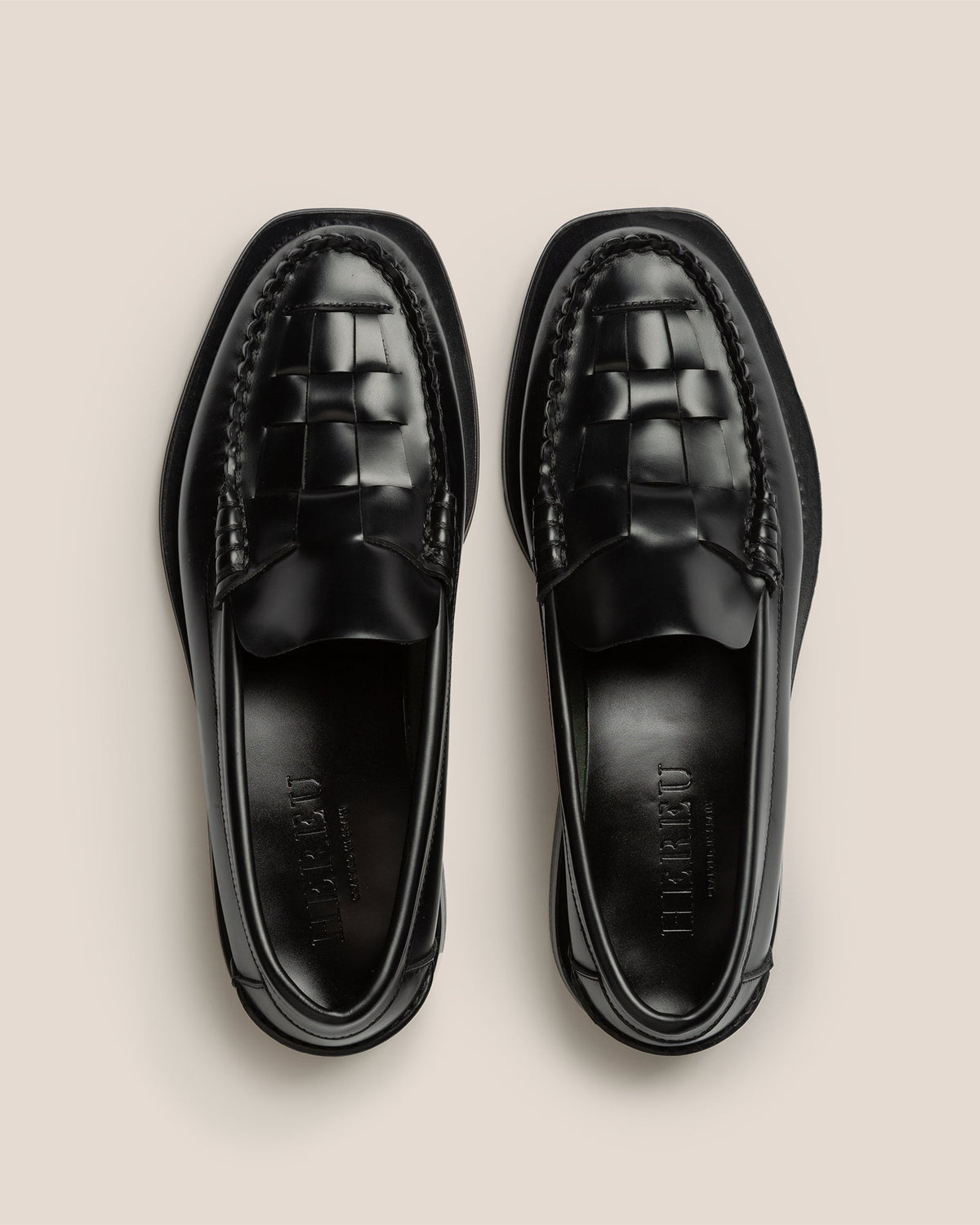 NOMBELA - Interwoven Detail Slip-On Loafer | Hereu Women