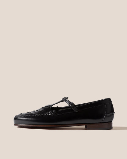 MAQUEDA - Interwoven T-Bar Loafer | Hereu Women