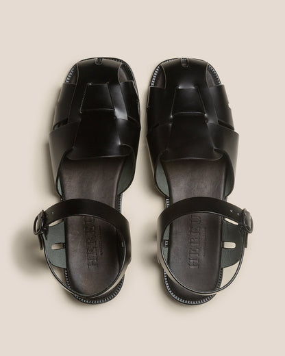PEDRA - Squared Closed-Toe Fisherman Sandal | Hereu Women