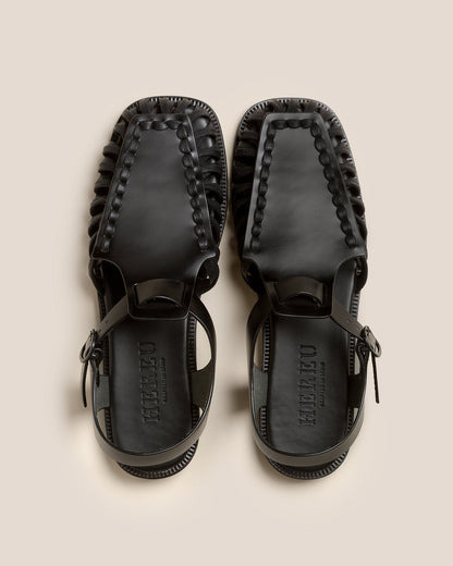 ALARO - Square-Toe T-bar Sandal | Hereu Women