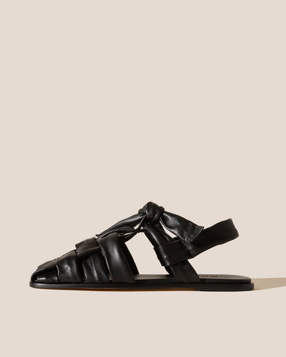 BENA - Interwoven Knotted T-bar Sandal | Hereu Women