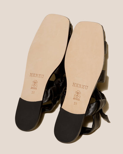 BENA - Interwoven Knotted T-bar Sandal | Hereu Women