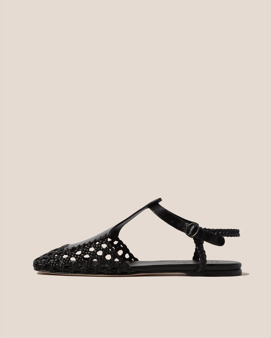 REIXA - Woven T-bar Sandal | Hereu Women