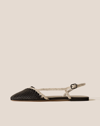 RONDAIA - Woven Asymmetrical Sandal | Hereu Women