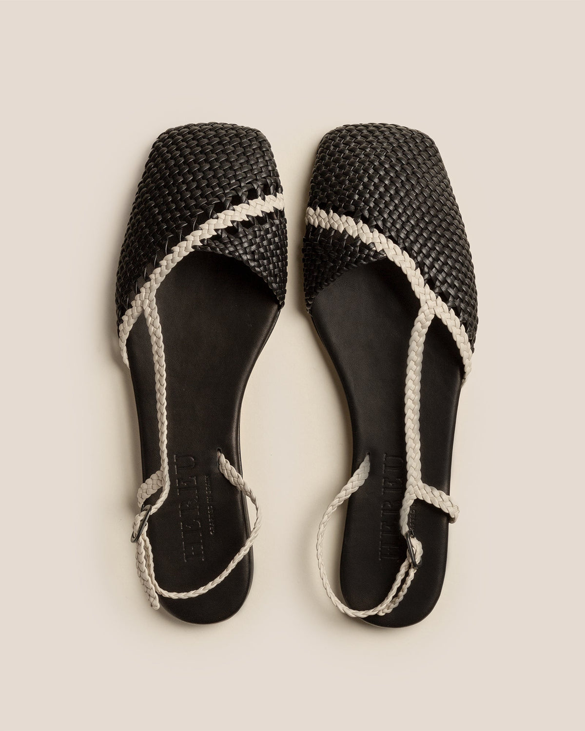 RONDAIA - Woven Asymmetrical Sandal | Hereu Women