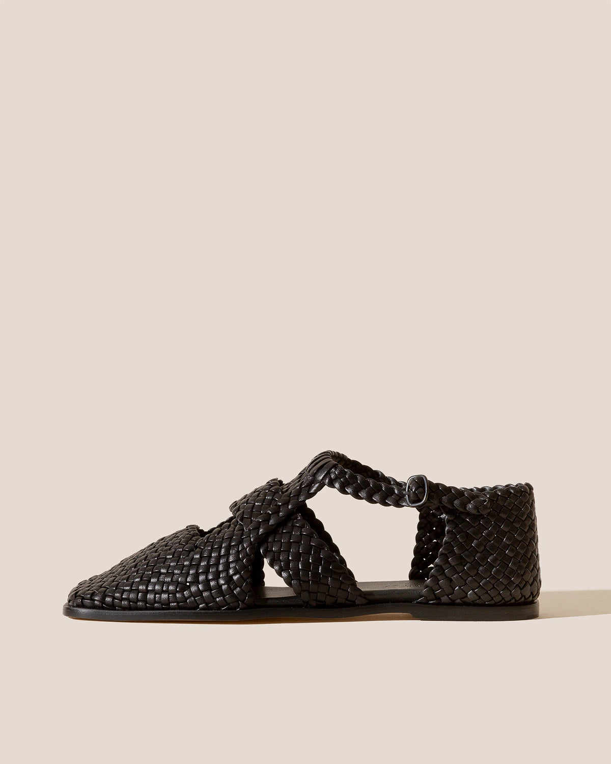 SERRA - Woven T-Bar Sandal | Hereu Women