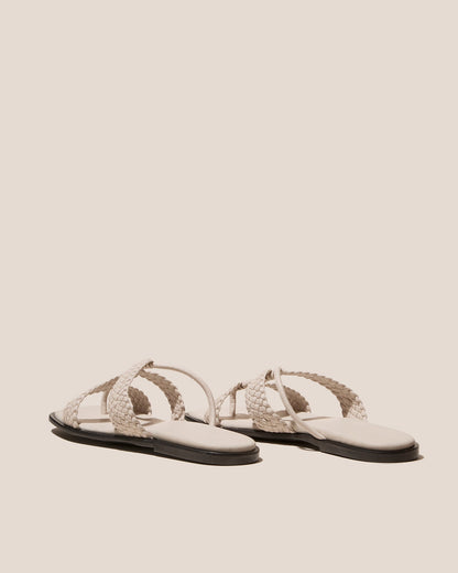 LINA WOVEN - Strappy Toe-Post Sandal | Hereu Women
